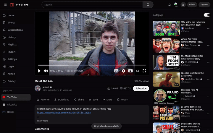 Video playback